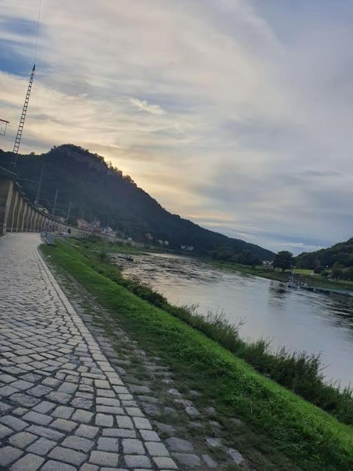 Kirchblick Appartement Königstein an der Elbe Buitenkant foto